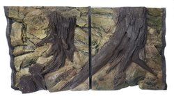 3D Root Background 117x56cm in 2 section to fit 4 foot by 2 foot tanks