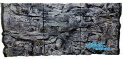 JUWEL RIO 300 3D grey rock background 118x57cm in 3 sections